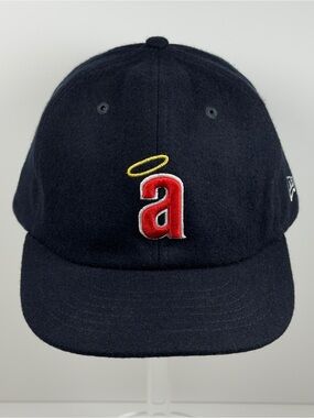 New Era California Angels 19TWENTY Cooperstown Hat Fitted 7 1/2 Wool Navy MLB